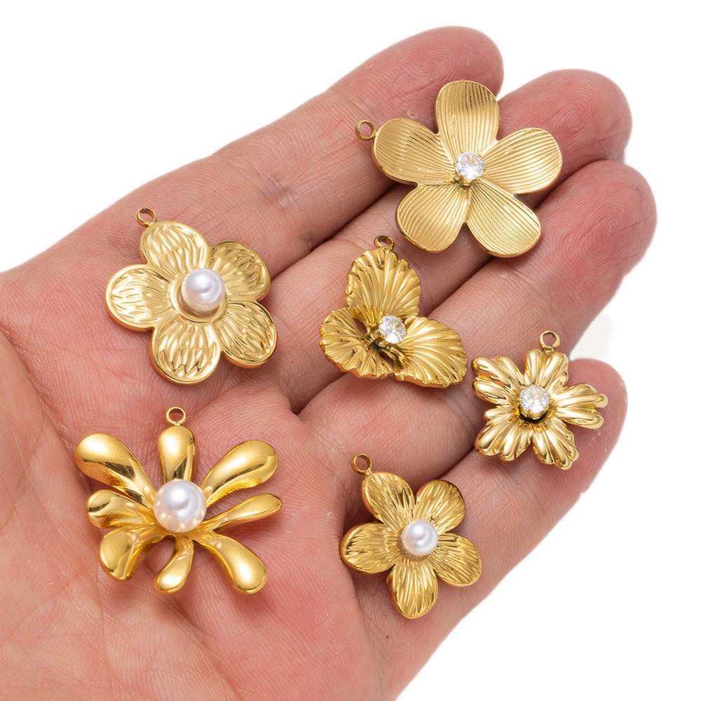 5pcs Gold Stainless Steel Flow - огляд і ціна Embellishment Crafts