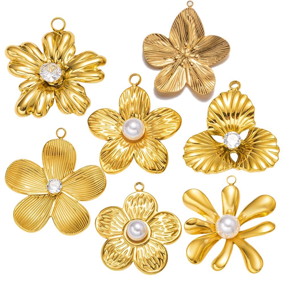 5pcs Gold Stainless Steel Flow - огляд і ціна Embellishment Crafts