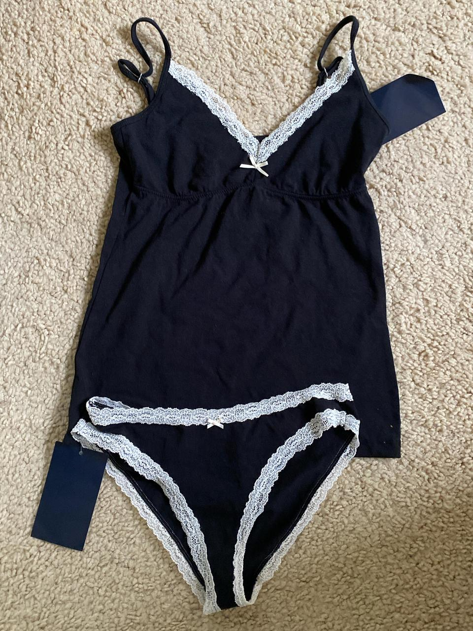 Lace Trim Bow Tank Panties Paj - огляд і ціна Elastic Lace Trim