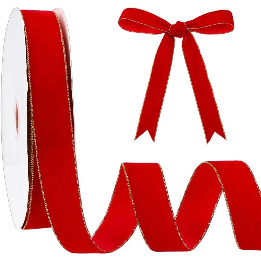 1 Roll 20 Yards Velvet Ribbons - огляд і ціна Velvet Ribbon Roll