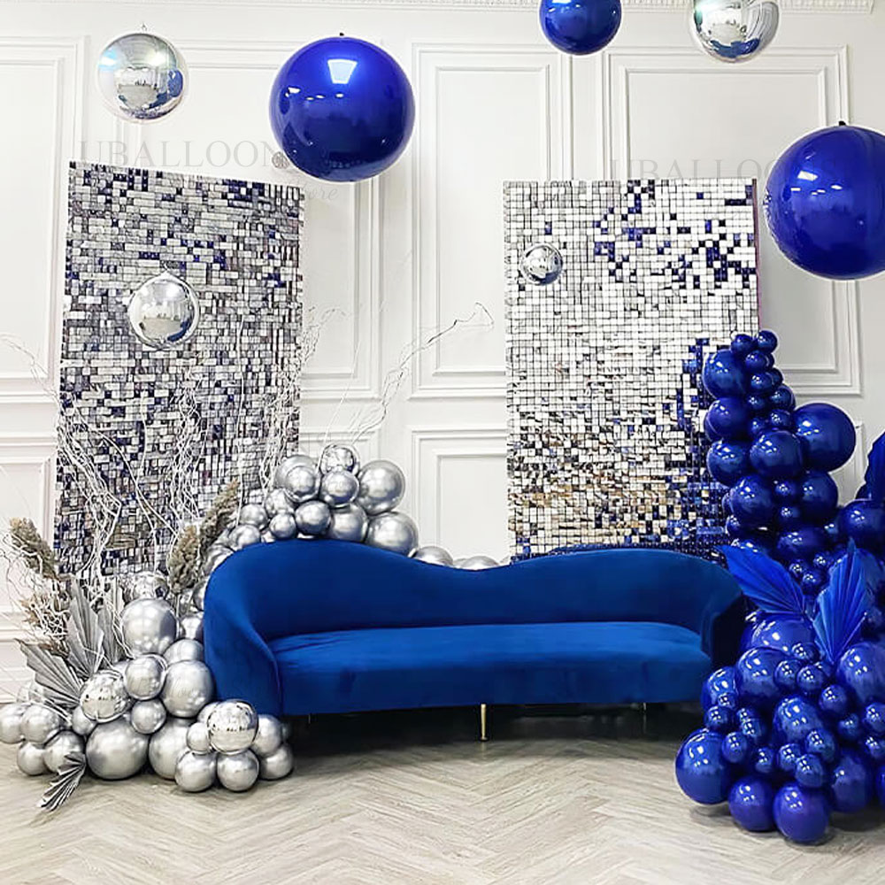 Silver Sequin Wall Backdrop Pa - огляд і ціна Sequin Fabric Panel