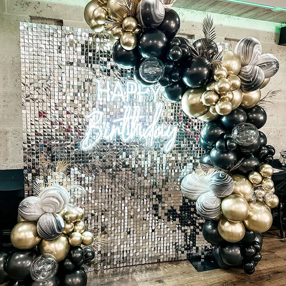 Silver Sequin Wall Backdrop Pa - огляд і ціна Sequin Fabric Panel