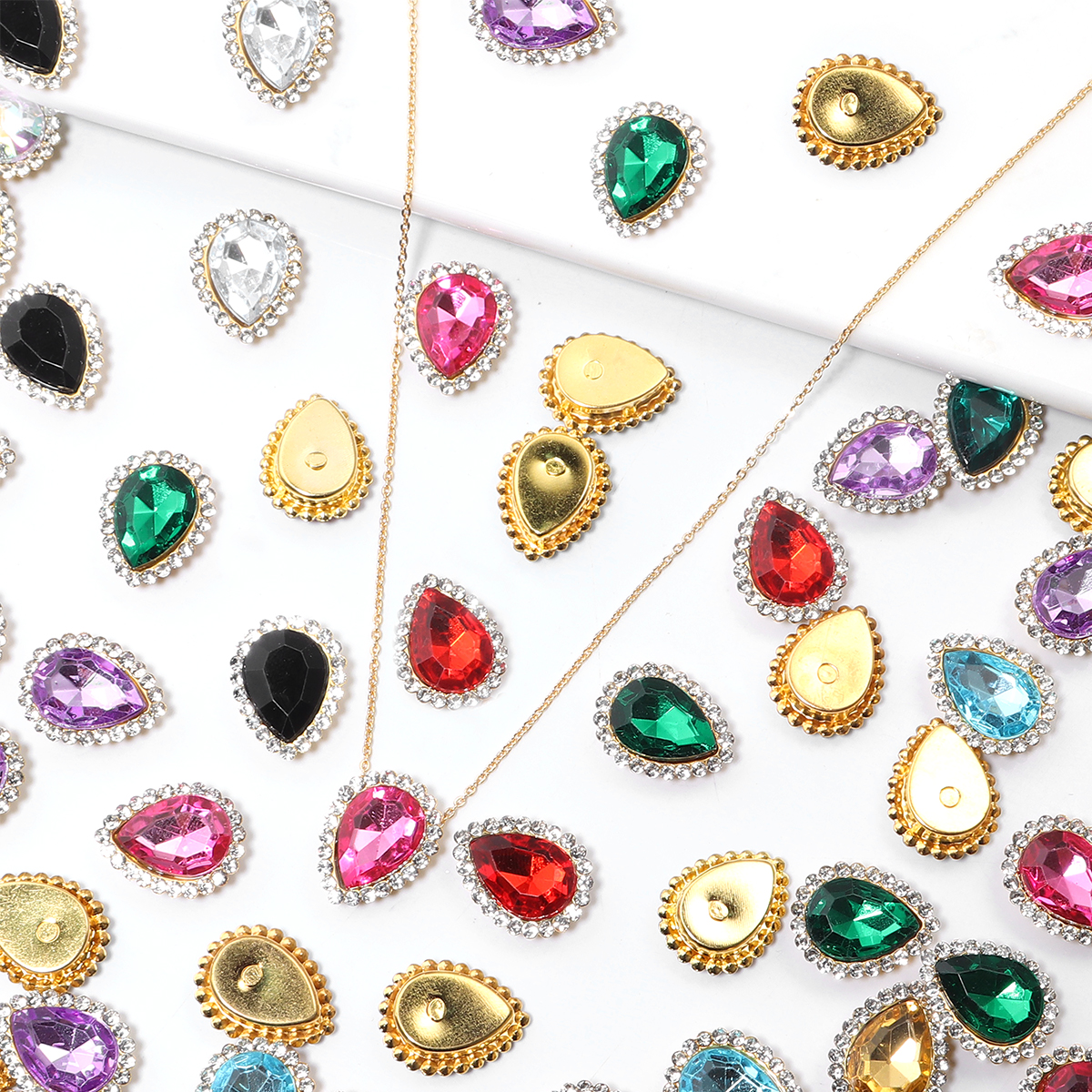 20Pcs Love Heart Acrylic Rhine - огляд і ціна Sew On Rhinestone